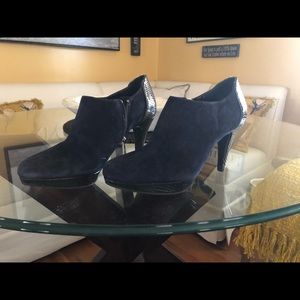 Bandolino Navy Suede Bootie